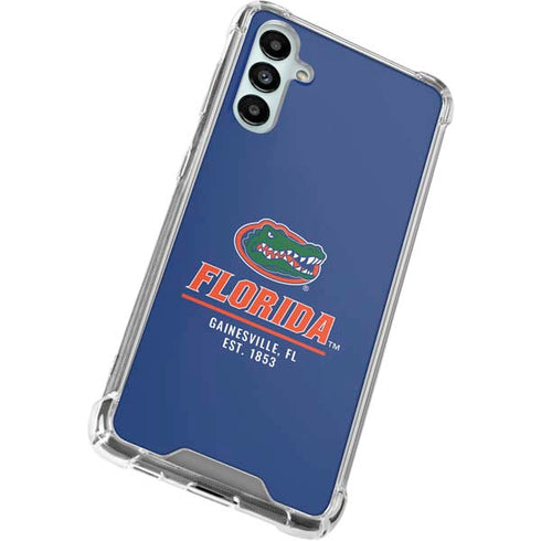 University of Florida Gainesville Est 1853 Blue Galaxy A14 5G Clear Case