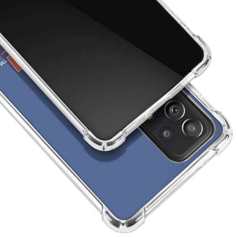 University of Florida Gainesville Est 1853 Blue Galaxy A52 5G Clear Case