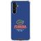 University of Florida Gainesville Est 1853 Blue Galaxy A54 5G Clear Case