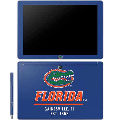 University of Florida Gainesville Est 1853 Blue Galaxy Book 12in Skin