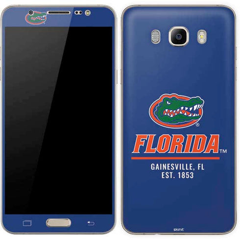 University of Florida Gainesville Est 1853 Blue Galaxy J7 Skin