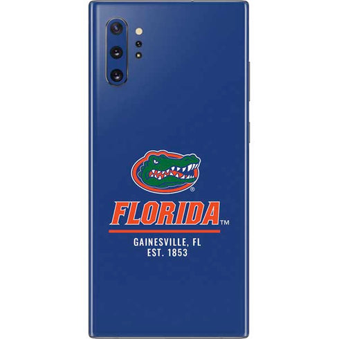 University of Florida Gainesville Est 1853 Blue Galaxy Note 10 Plus Skin