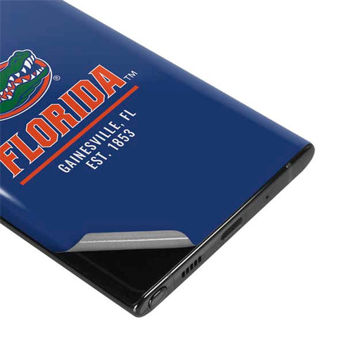 University of Florida Gainesville Est 1853 Blue Galaxy Note 10 Plus Skin