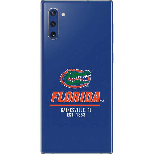 University of Florida Gainesville Est 1853 Blue Galaxy Note 10 Skin