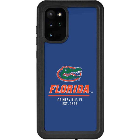 University of Florida Gainesville Est 1853 Blue Galaxy S20 Plus Waterproof Case