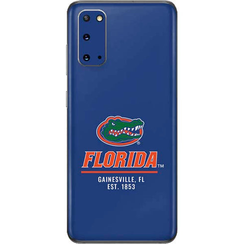 University of Florida Gainesville Est 1853 Blue Galaxy S20 Skin