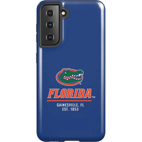 University of Florida Gainesville Est 1853 Blue Galaxy S21 5G Pro Case