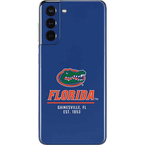University of Florida Gainesville Est 1853 Blue Galaxy S21 5G Skin