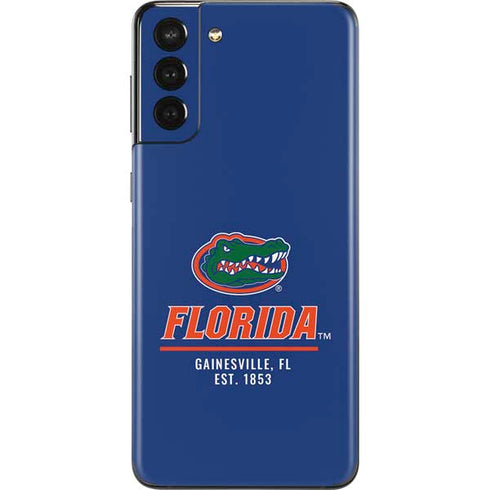University of Florida Gainesville Est 1853 Blue Galaxy S21 Plus 5G Skin