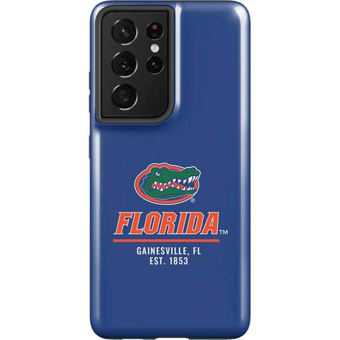University of Florida Gainesville Est 1853 Blue Galaxy S21 Ultra 5G Pro Case