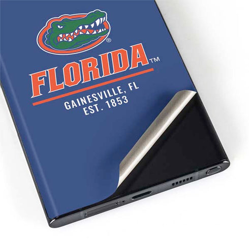 University of Florida Gainesville Est 1853 Blue Galaxy S22 Ultra Skin