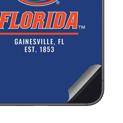 University of Florida Gainesville Est 1853 Blue Galaxy S23 FE Skin