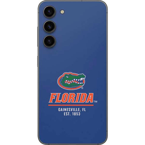 University of Florida Gainesville Est 1853 Blue Galaxy S23 Plus Skin