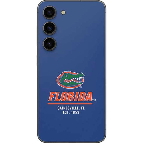University of Florida Gainesville Est 1853 Blue Galaxy S23 Skin