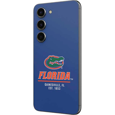 University of Florida Gainesville Est 1853 Blue Galaxy S23 Skin