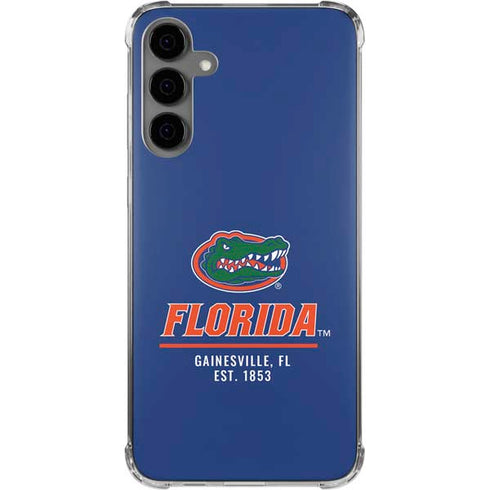 University of Florida Gainesville Est 1853 Blue Galaxy S24 Plus Clear Case