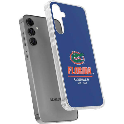 University of Florida Gainesville Est 1853 Blue Galaxy S24 Plus Clear Case