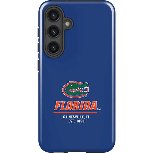 University of Florida Gainesville Est 1853 Blue Galaxy S24 Plus Impact Case