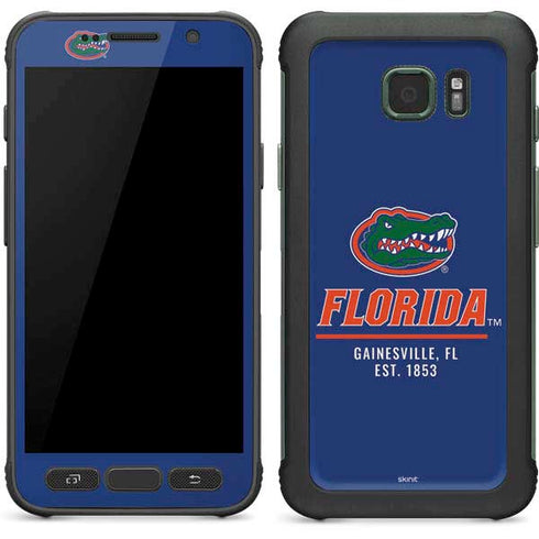 University of Florida Gainesville Est 1853 Blue Galaxy S7 Active Skin