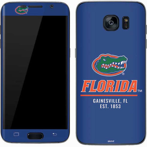 University of Florida Gainesville Est 1853 Blue Galaxy S7 Skin