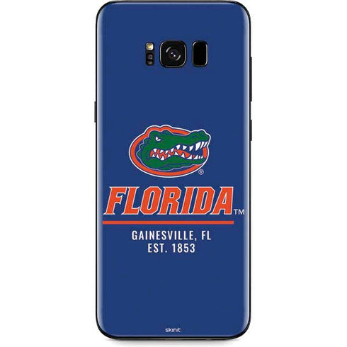 University of Florida Gainesville Est 1853 Blue Galaxy S8 Skin