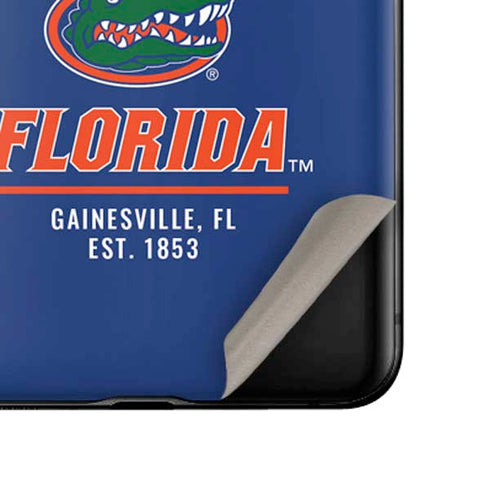 University of Florida Gainesville Est 1853 Blue Galaxy Z Flip Skin
