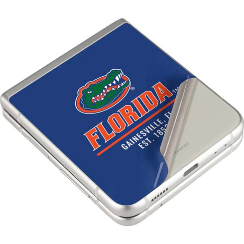 University of Florida Gainesville Est 1853 Blue Galaxy Z Flip3 5G Skin