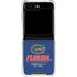 University of Florida Gainesville Est 1853 Blue Galaxy Z Flip5 5G Clear Case