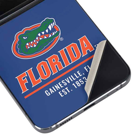 University of Florida Gainesville Est 1853 Blue Galaxy Z Flip5 5G Skin