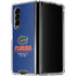 University of Florida Gainesville Est 1853 Blue Galaxy Z Fold4 5G Clear Case