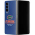 University of Florida Gainesville Est 1853 Blue Galaxy Z Fold4 5G Skin