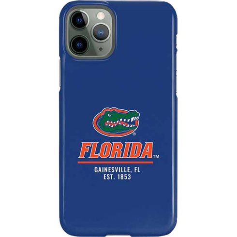 University of Florida Gainesville Est 1853 Blue iPhone 11 Pro Lite Case