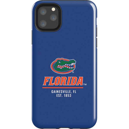 University of Florida Gainesville Est 1853 Blue iPhone 11 Pro Max Impact Case