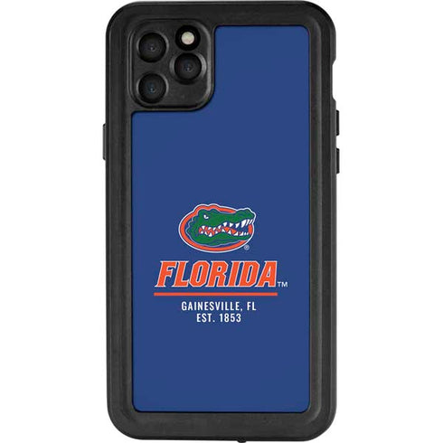 University of Florida Gainesville Est 1853 Blue iPhone 11 Pro Max Waterproof Case