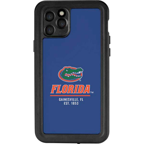 University of Florida Gainesville Est 1853 Blue iPhone 11 Pro Waterproof Case