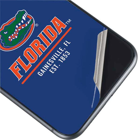 University of Florida Gainesville Est 1853 Blue iPhone 11 Skin