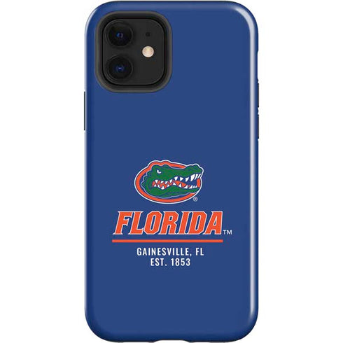 University of Florida Gainesville Est 1853 Blue iPhone 12 Impact Case