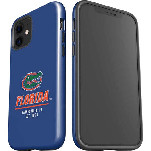 University of Florida Gainesville Est 1853 Blue iPhone 12 Impact Case