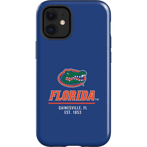 University of Florida Gainesville Est 1853 Blue iPhone 12 Mini Impact Case