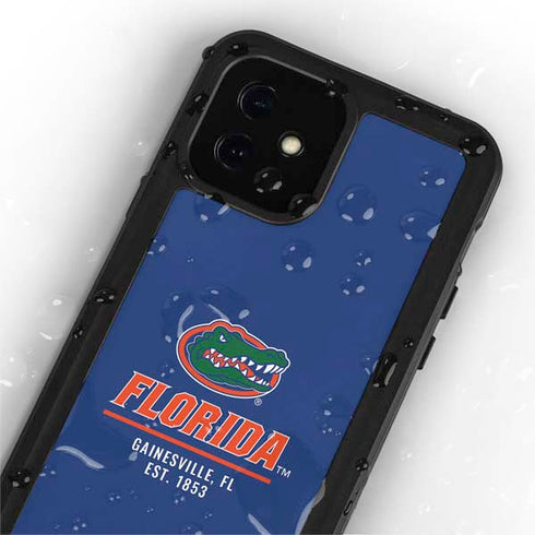 University of Florida Gainesville Est 1853 Blue iPhone 12 Mini Waterproof Case
