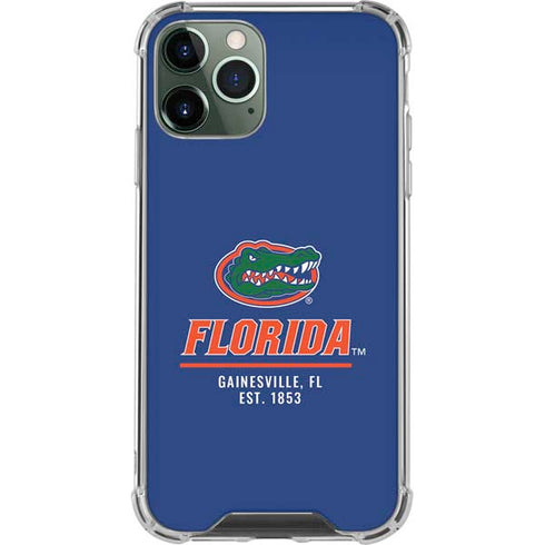 University of Florida Gainesville Est 1853 Blue iPhone 12 Pro Max Clear Case