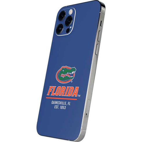 University of Florida Gainesville Est 1853 Blue iPhone 12 Pro Max Skin