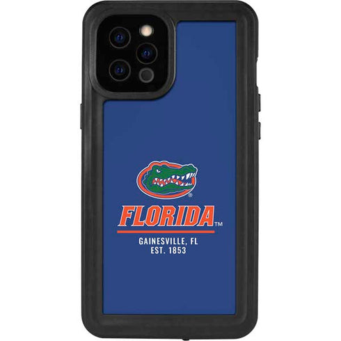 University of Florida Gainesville Est 1853 Blue iPhone 12 Pro Max Waterproof Case
