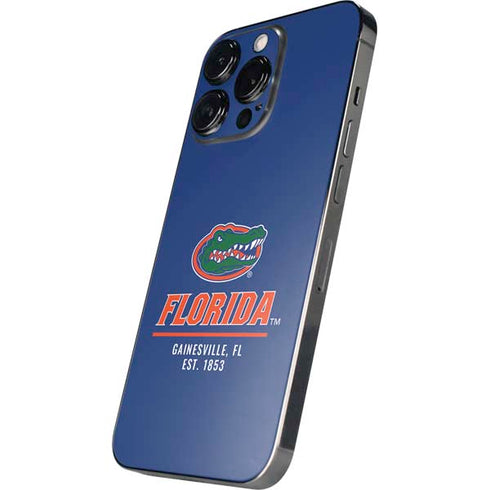 University of Florida Gainesville Est 1853 Blue iPhone 13 Pro Max Skin