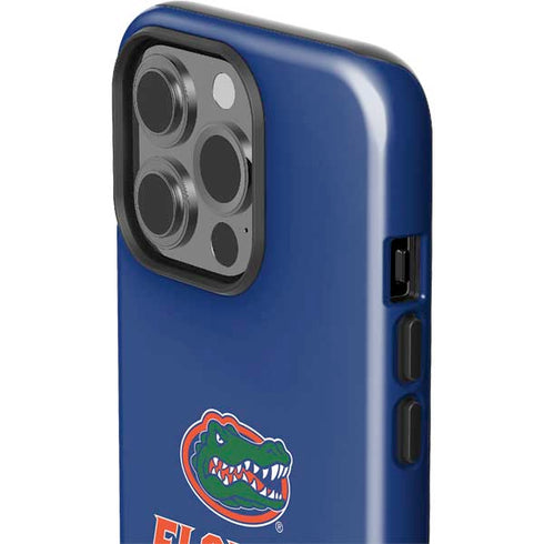 University of Florida Gainesville Est 1853 Blue iPhone 15 Pro Impact Case