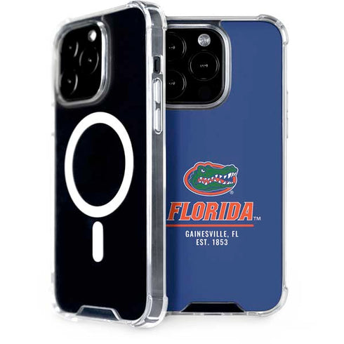 University of Florida Gainesville Est 1853 Blue iPhone 15 Pro MagSafe Case