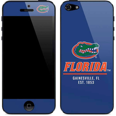 University of Florida Gainesville Est 1853 Blue iPhone 5/5s/5SE Skin