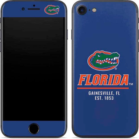University of Florida Gainesville Est 1853 Blue iPhone 7 Skin