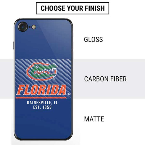 University of Florida Gainesville Est 1853 Blue iPhone SE (2nd & 3rd Gen) Skin