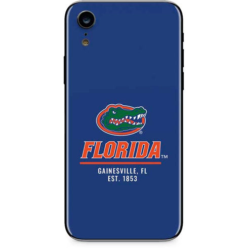 University of Florida Gainesville Est 1853 Blue iPhone XR Skin